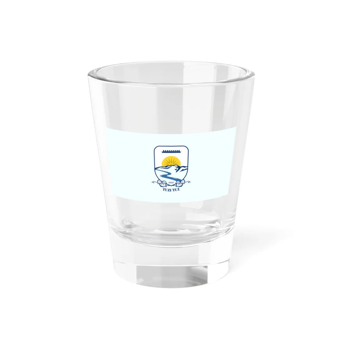 Flag of Tuzi (Montenegro) Shot Glass 1.5oz 1.5oz - Go Mug Yourself