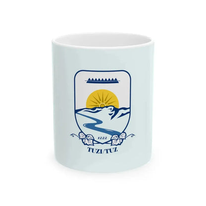 Flag of Tuzi (Montenegro) White Coffee Mug 11oz - Go Mug Yourself
