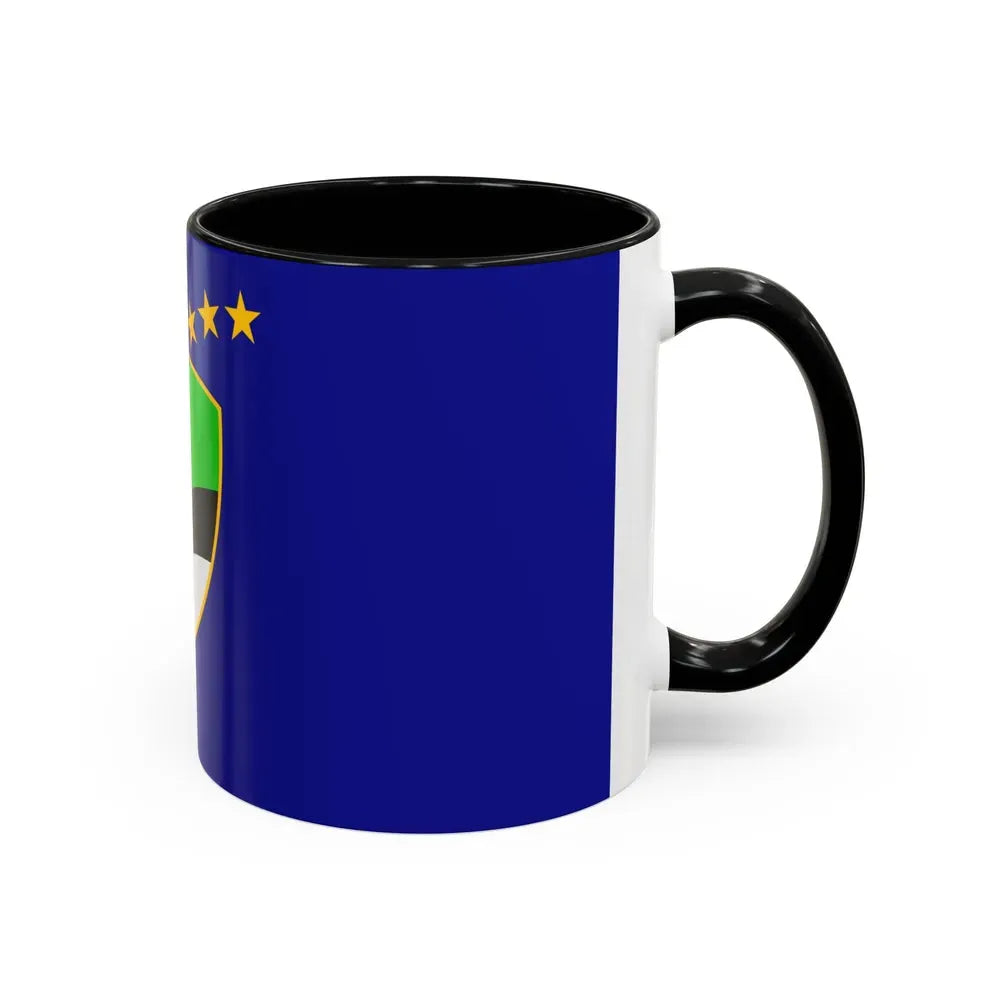Flag of Tuzla Canton Bosnia and Herzegovina - Accent Coffee Mug - Go Mug Yourself