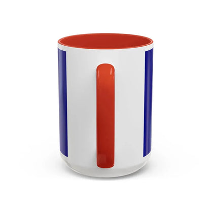 Flag of Tuzla Canton Bosnia and Herzegovina - Accent Coffee Mug - Go Mug Yourself
