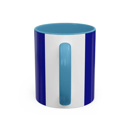 Flag of Tuzla Canton Bosnia and Herzegovina - Accent Coffee Mug - Go Mug Yourself