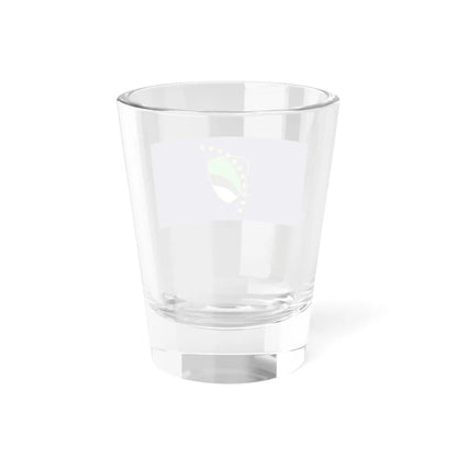 Flag of Tuzla Canton Bosnia and Herzegovina - Shot Glass 1.5oz - Go Mug Yourself