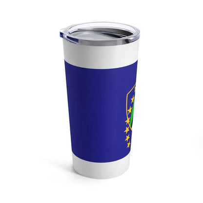 Flag of Tuzla Canton Bosnia and Herzegovina - Tumbler 20oz - Go Mug Yourself