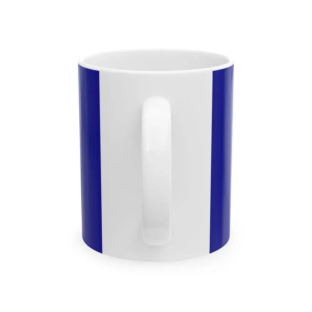 Flag of Tuzla Canton Bosnia and Herzegovina - White Coffee Mug - Go Mug Yourself