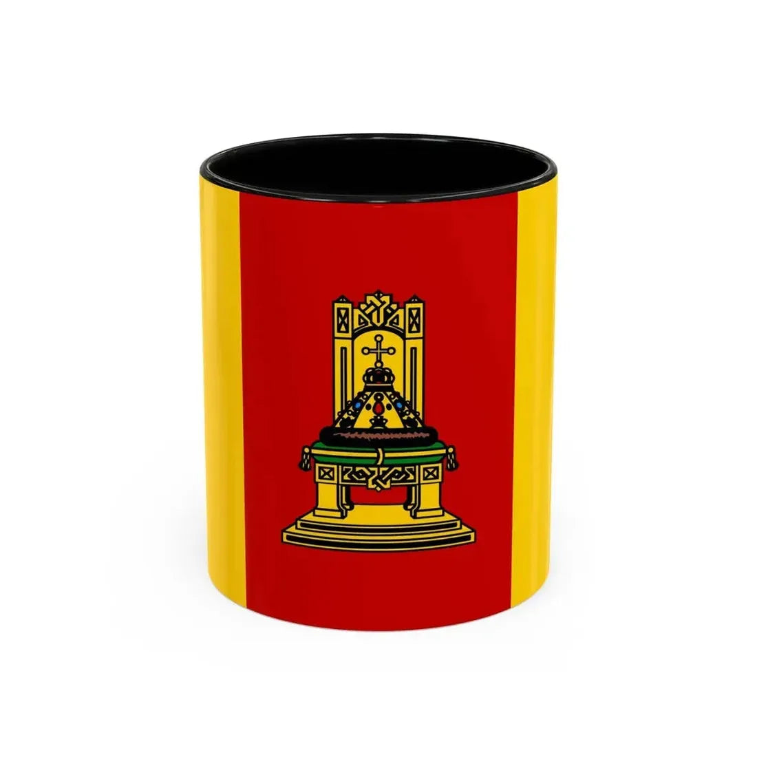 Flag of Tver Oblast Russia - Accent Coffee Mug 11oz Black - Go Mug Yourself