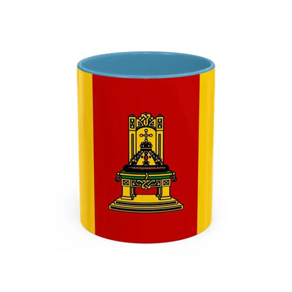 Flag of Tver Oblast Russia - Accent Coffee Mug 11oz Light Blue - Go Mug Yourself