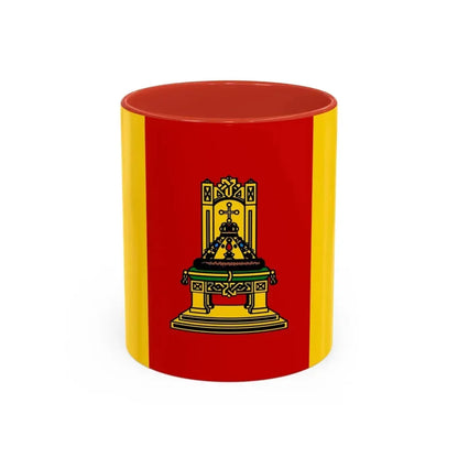 Flag of Tver Oblast Russia - Accent Coffee Mug 11oz Red - Go Mug Yourself
