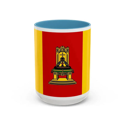 Flag of Tver Oblast Russia - Accent Coffee Mug 15oz Light Blue - Go Mug Yourself