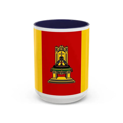 Flag of Tver Oblast Russia - Accent Coffee Mug 15oz Navy - Go Mug Yourself