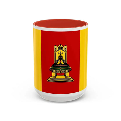 Flag of Tver Oblast Russia - Accent Coffee Mug 15oz Red - Go Mug Yourself
