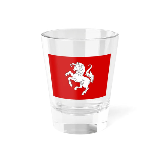 Flag of Twente (Netherlands) Shot Glass 1.5oz 1.5oz - Go Mug Yourself