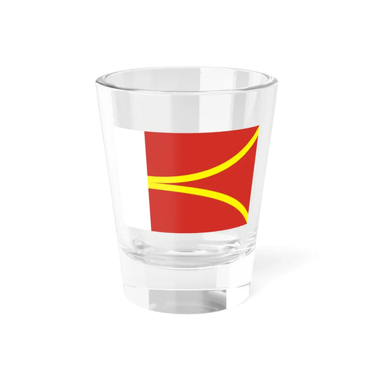 Flag of Tyeplo-Ogarevsky rayon Tula oblast (Russia) Shot Glass 1.5oz 1.5oz - Go Mug Yourself