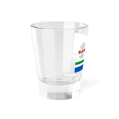 Flag of Tynda Amur oblast 2005 (Russia) Shot Glass 1.5oz - Go Mug Yourself
