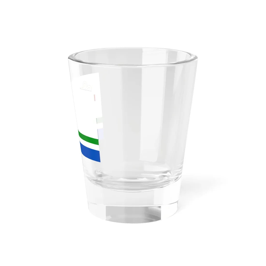 Flag of Tynda Amur oblast 2005 (Russia) Shot Glass 1.5oz - Go Mug Yourself