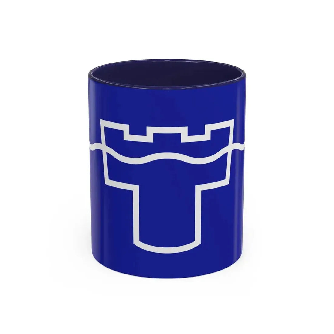 Flag of Tyne & Wear UK - Accent Coffee Mug 11oz Navy - Go Mug Yourself