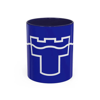 Flag of Tyne & Wear UK - Accent Coffee Mug 11oz Navy - Go Mug Yourself