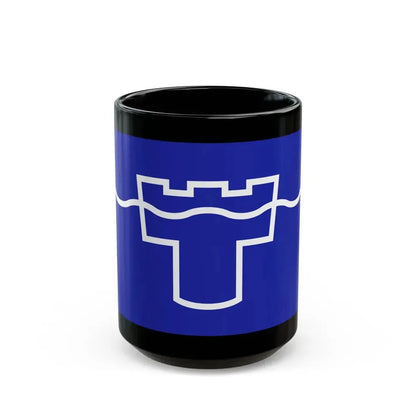 Flag of Tyne & Wear UK - Black Coffee Mug 15oz - Go Mug Yourself
