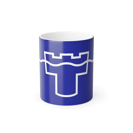 Flag of Tyne & Wear UK - Color Changing Coffee Mug 11oz - Go Mug Yourself