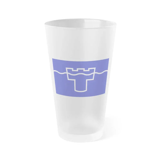 Flag of Tyne & Wear UK - Frosted Pint Glass 16oz 16oz Frosted - Go Mug Yourself