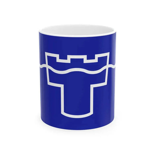 Flag of Tyne & Wear UK - White Coffee Mug 11oz - Go Mug Yourself