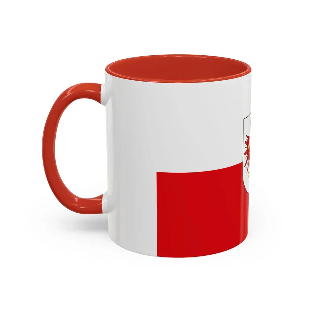 Flag of Tyrol Tirol Austria - Accent Coffee Mug - Go Mug Yourself
