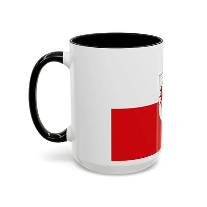 Flag of Tyrol Tirol Austria - Accent Coffee Mug - Go Mug Yourself