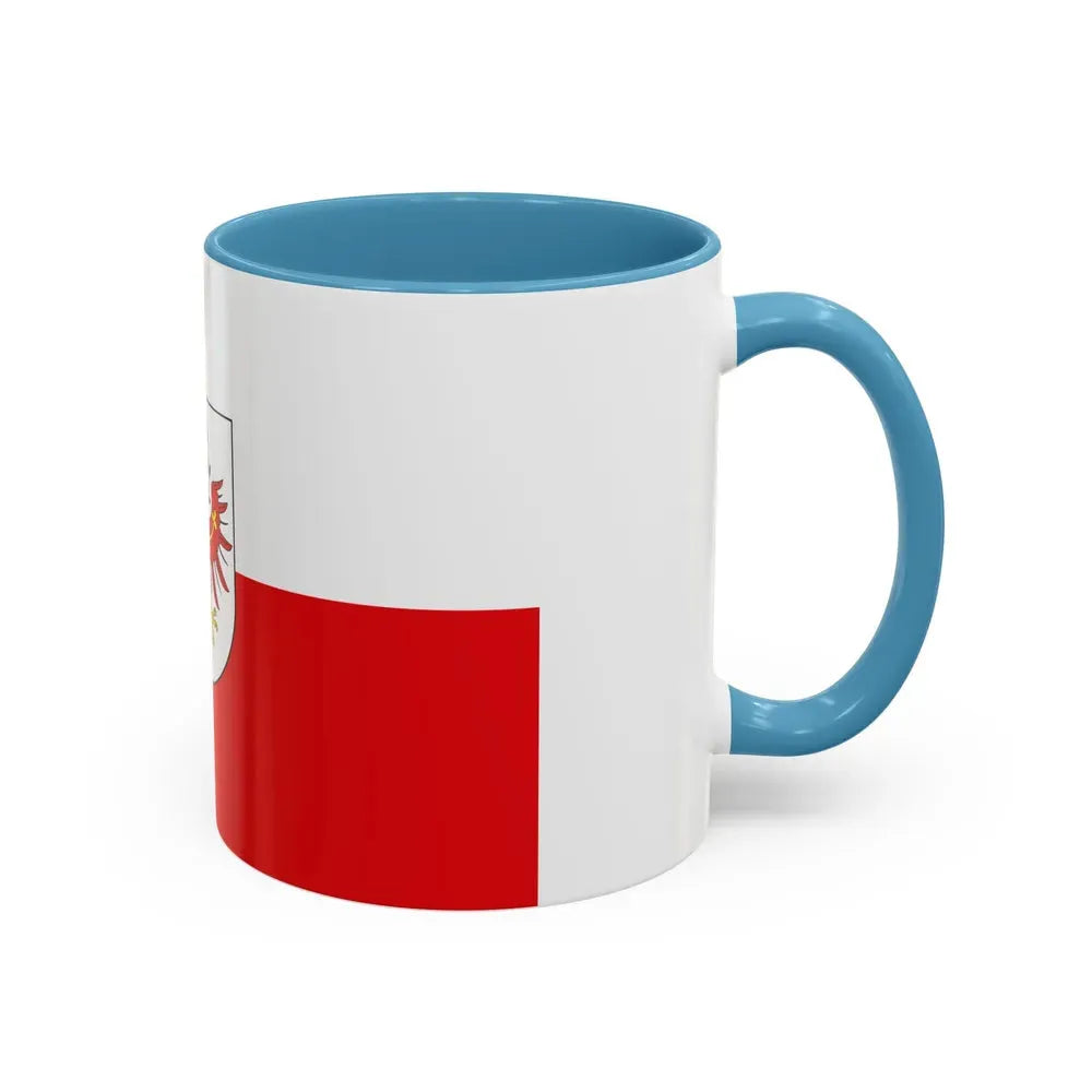 Flag of Tyrol Tirol Austria - Accent Coffee Mug - Go Mug Yourself