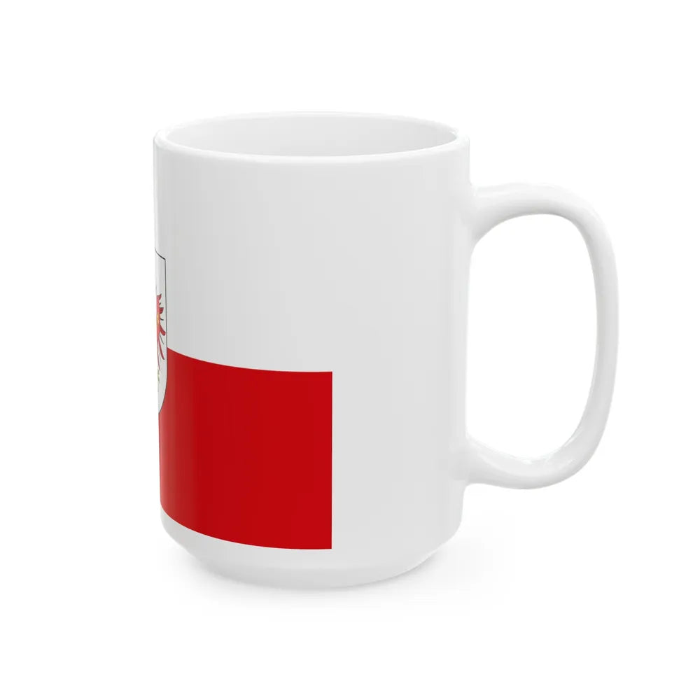 Flag of Tyrol Tirol Austria - White Coffee Mug-Go Mug Yourself