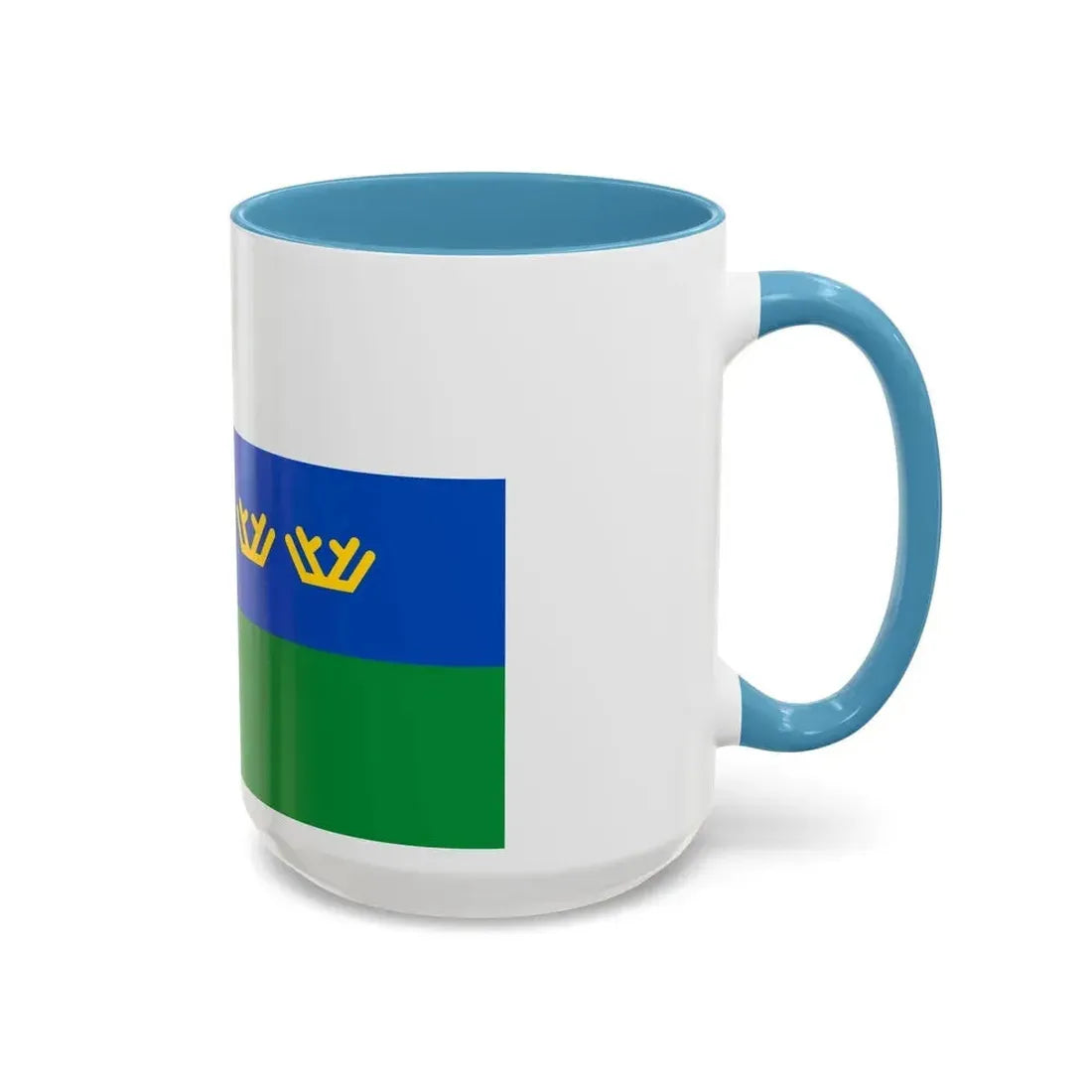 Flag of Tyumen Oblast Russia - Accent Coffee Mug - Go Mug Yourself