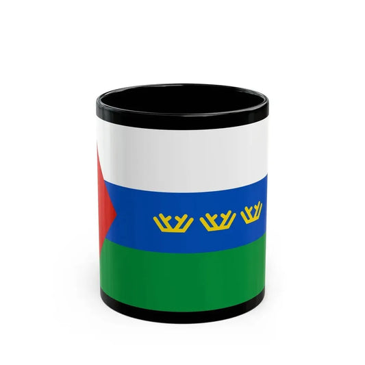 Flag of Tyumen Oblast Russia - Black Coffee Mug 11oz - Go Mug Yourself