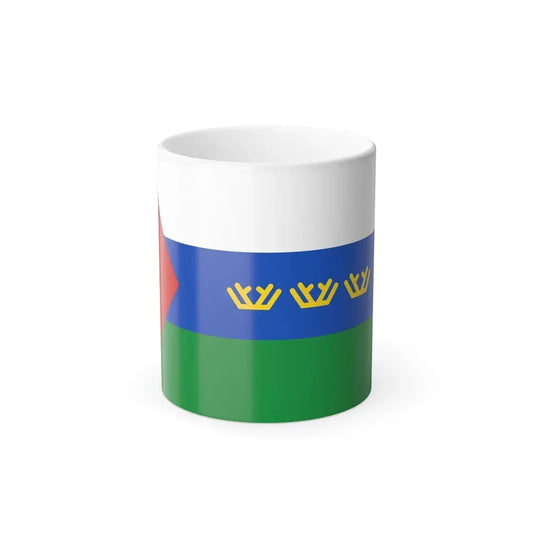 Flag of Tyumen Oblast Russia - Color Changing Coffee Mug 11oz - Go Mug Yourself
