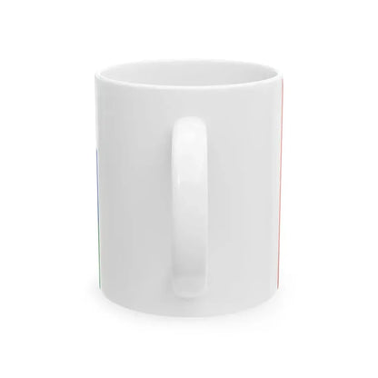 Flag of Tyumen Oblast Russia - White Coffee Mug - Go Mug Yourself