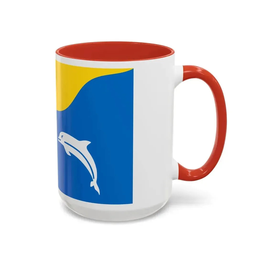 Flag of Tywyn Wales UK - Accent Coffee Mug - Go Mug Yourself