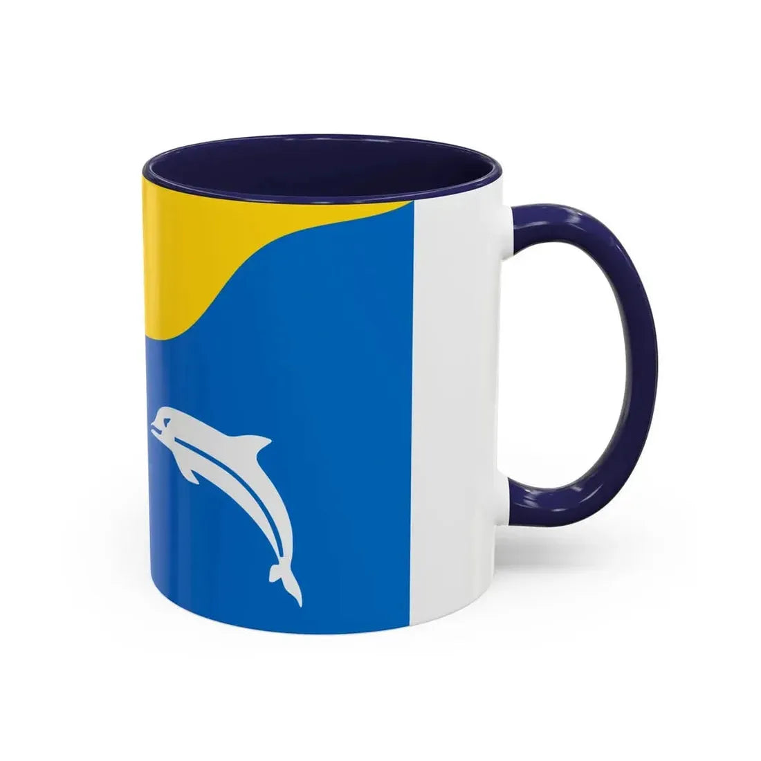 Flag of Tywyn Wales UK - Accent Coffee Mug - Go Mug Yourself