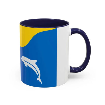 Flag of Tywyn Wales UK - Accent Coffee Mug - Go Mug Yourself