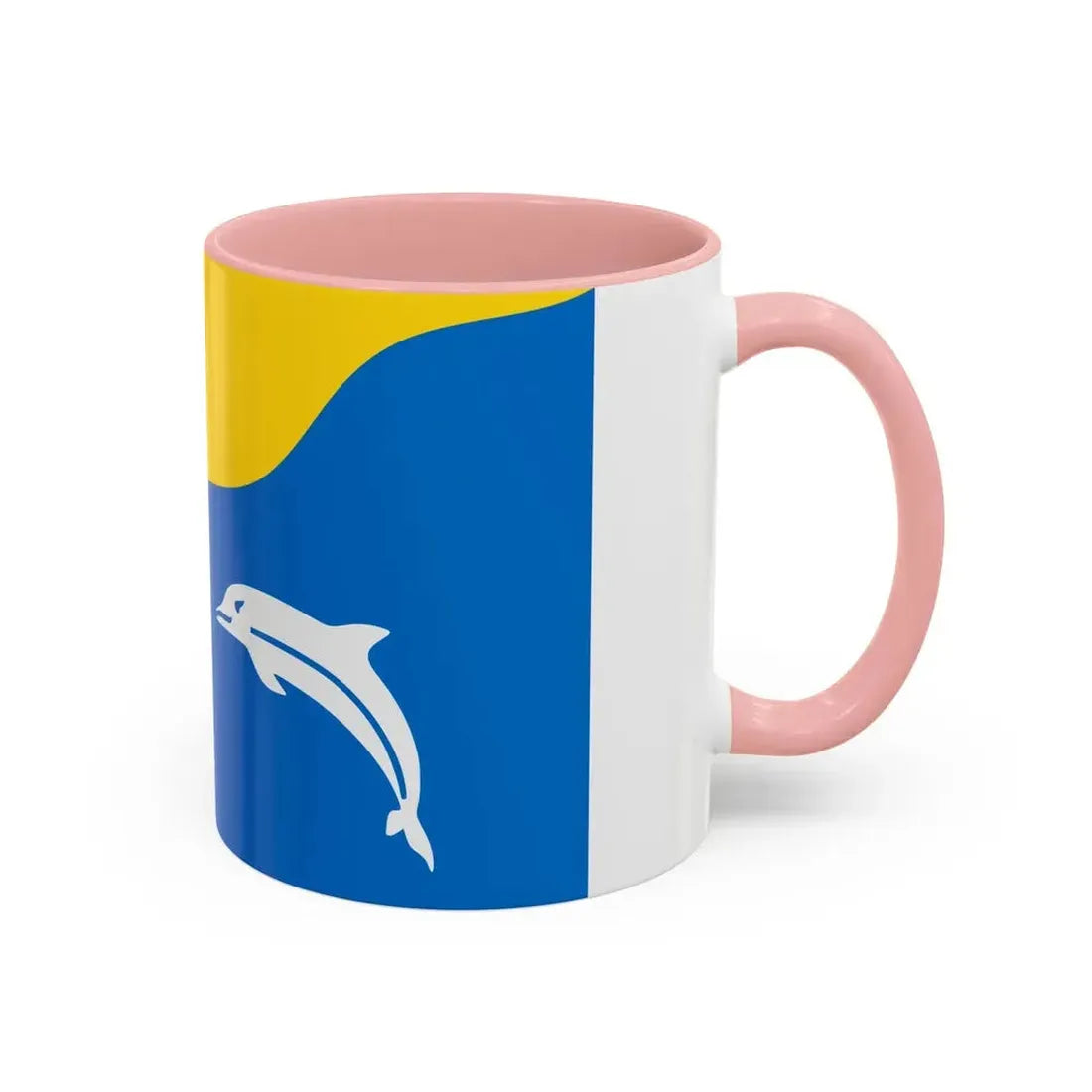 Flag of Tywyn Wales UK - Accent Coffee Mug - Go Mug Yourself