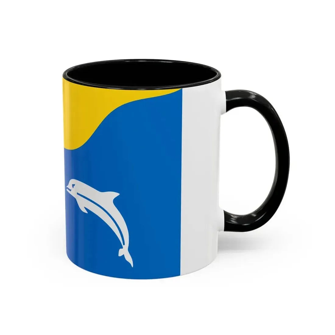Flag of Tywyn Wales UK - Accent Coffee Mug - Go Mug Yourself