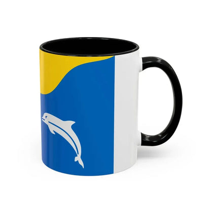 Flag of Tywyn Wales UK - Accent Coffee Mug - Go Mug Yourself