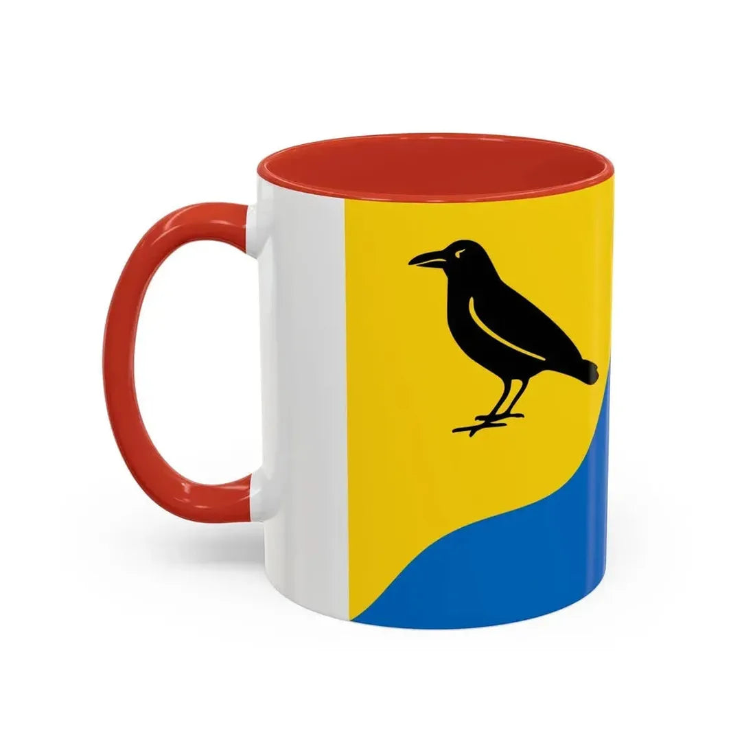 Flag of Tywyn Wales UK - Accent Coffee Mug - Go Mug Yourself