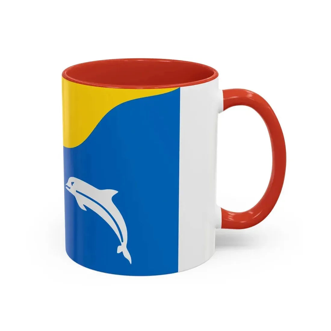 Flag of Tywyn Wales UK - Accent Coffee Mug - Go Mug Yourself