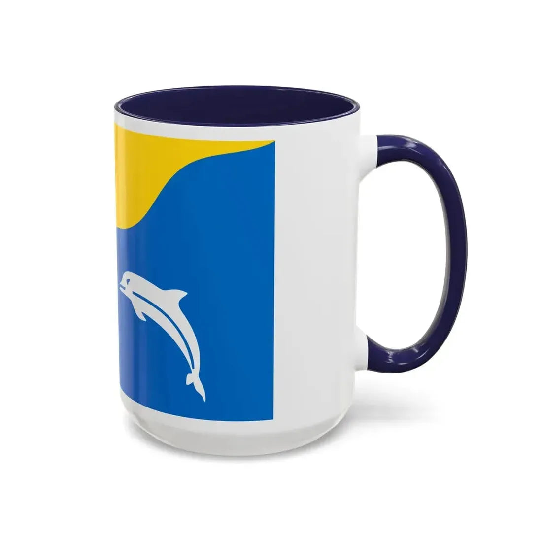 Flag of Tywyn Wales UK - Accent Coffee Mug - Go Mug Yourself