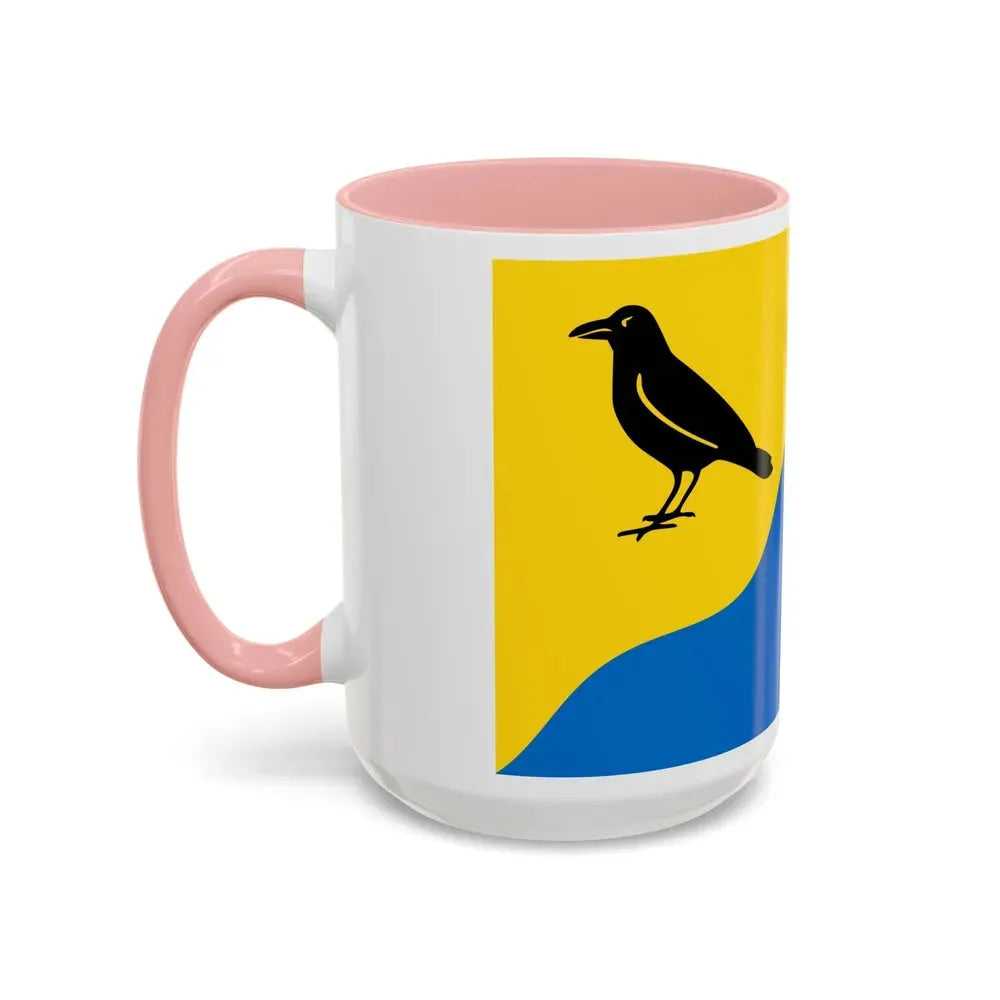 Flag of Tywyn Wales UK - Accent Coffee Mug - Go Mug Yourself