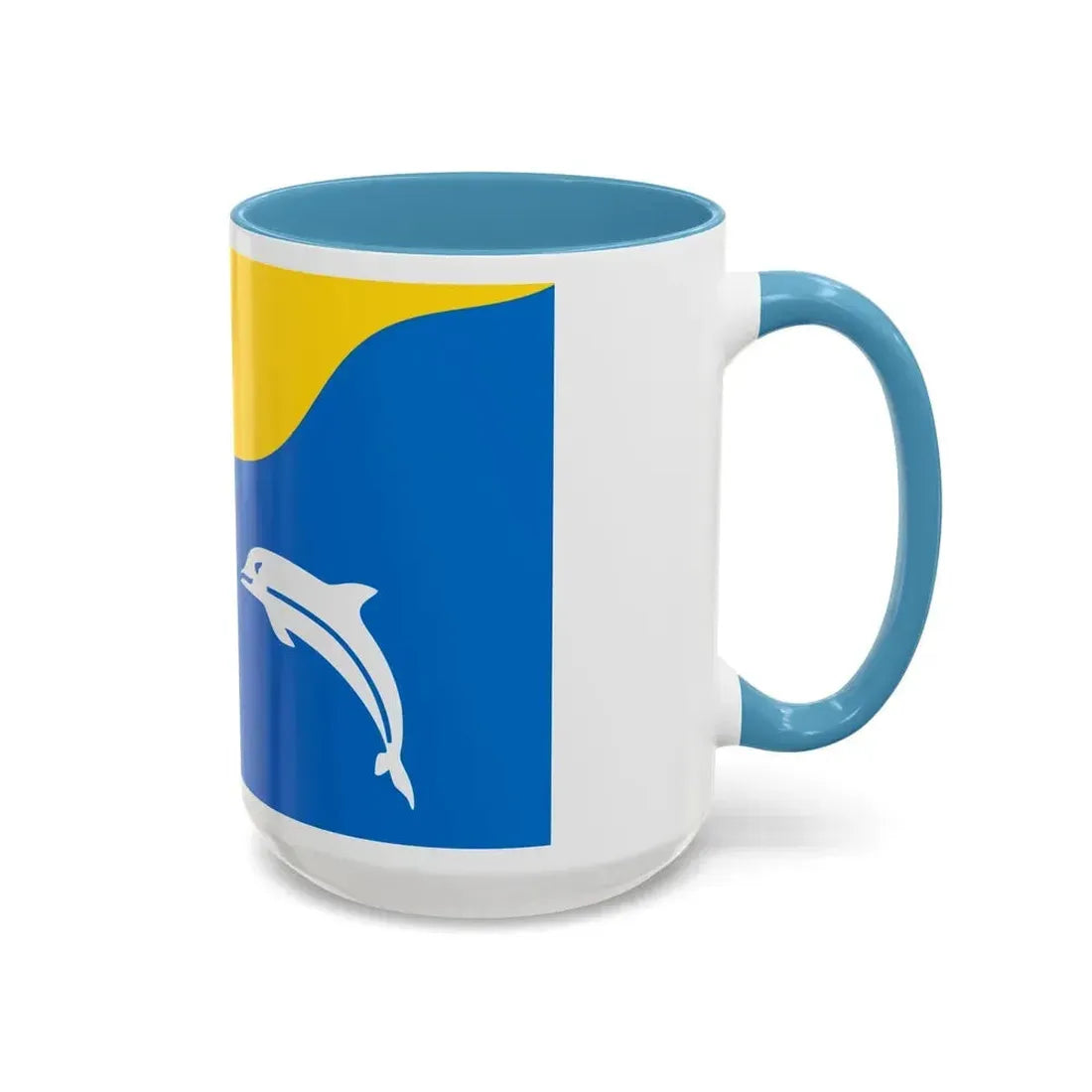 Flag of Tywyn Wales UK - Accent Coffee Mug - Go Mug Yourself