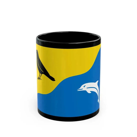 Flag of Tywyn Wales UK - Black Coffee Mug 11oz - Go Mug Yourself