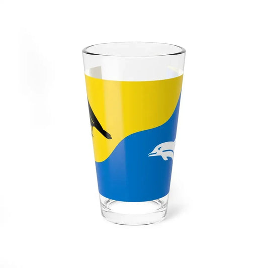 Flag of Tywyn Wales UK - Pint Glass 16oz 16oz - Go Mug Yourself