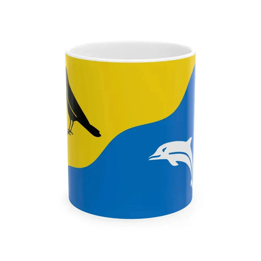 Flag of Tywyn Wales UK - White Coffee Mug 11oz - Go Mug Yourself