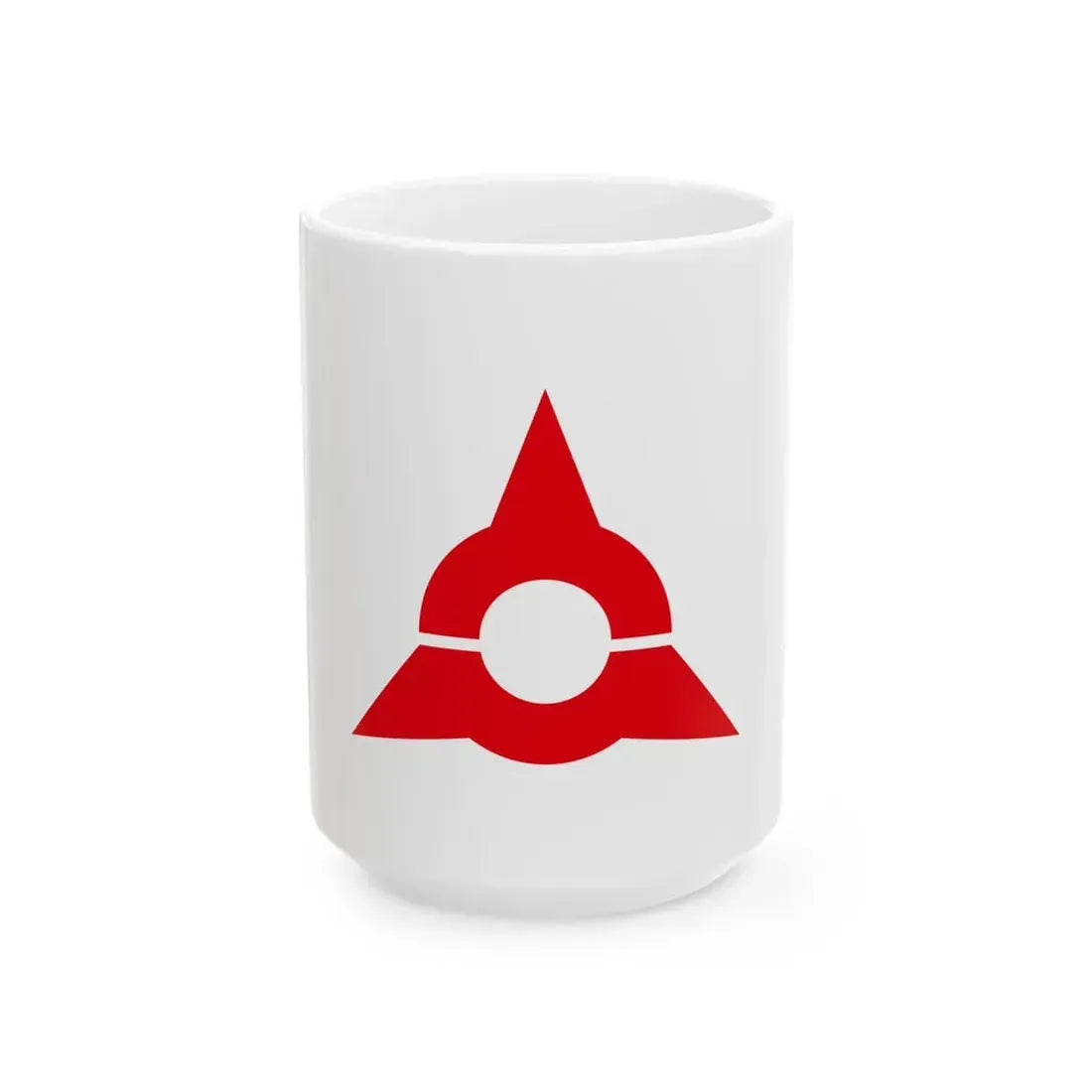 Flag of Ube Yamaguchi (Japan) White Coffee Mug 15oz - Go Mug Yourself