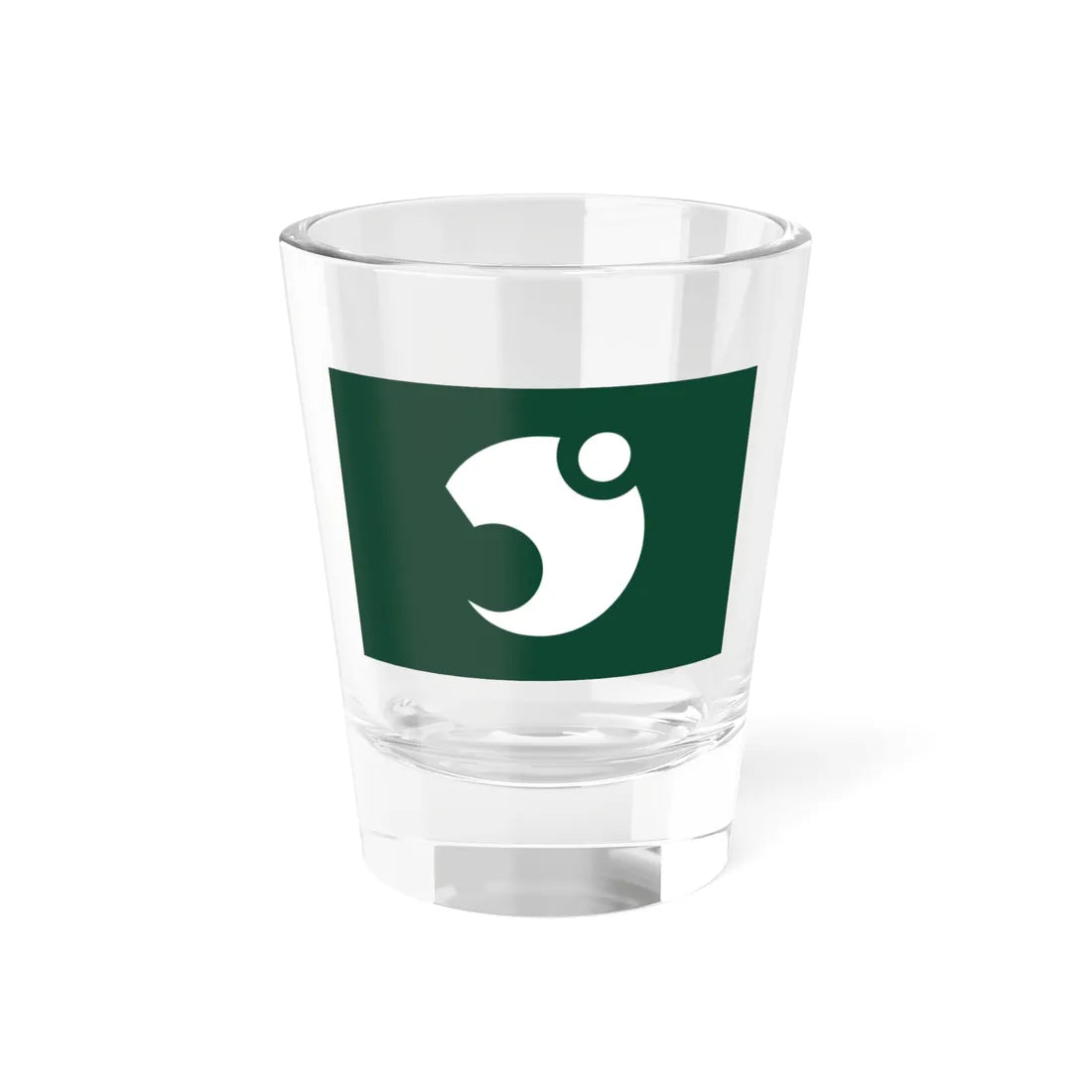 Flag of Ubuyama Kumamoto (Japan) Shot Glass 1.5oz 1.5oz - Go Mug Yourself