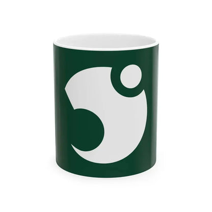 Flag of Ubuyama Kumamoto (Japan) White Coffee Mug 11oz - Go Mug Yourself