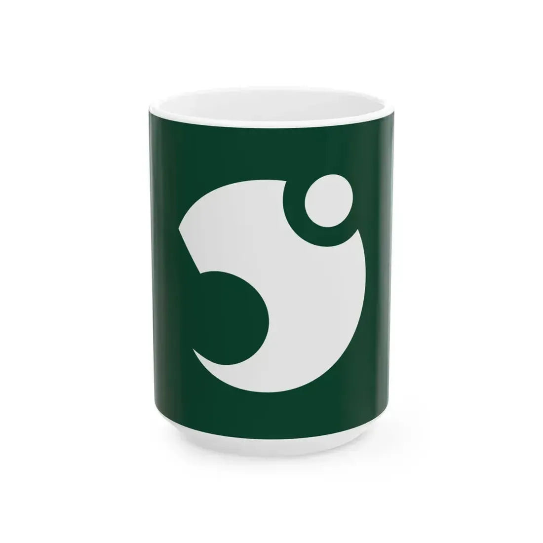 Flag of Ubuyama Kumamoto (Japan) White Coffee Mug 15oz - Go Mug Yourself
